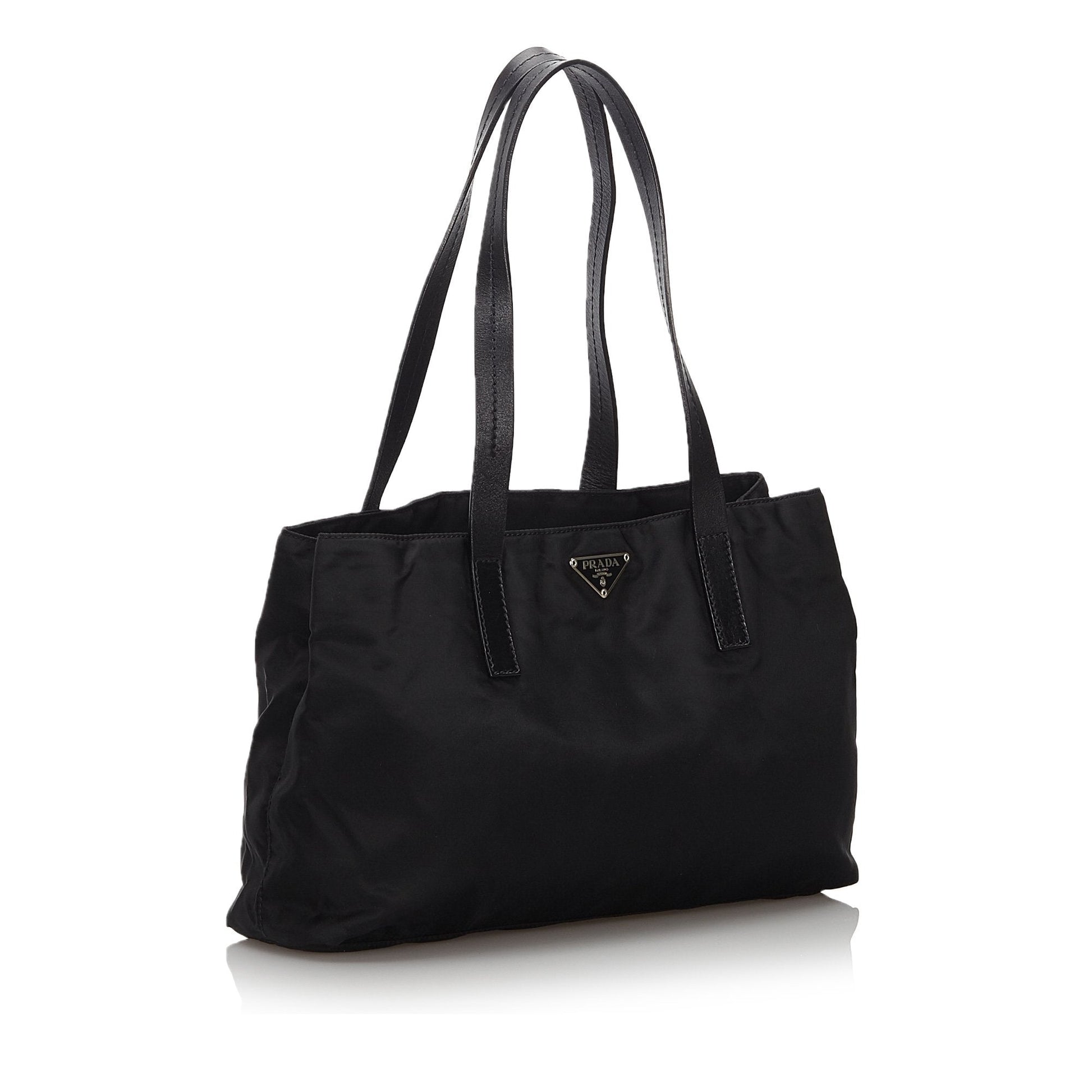 Prada Fabric Tote Bag Italy Nylon Black Bag Italy 4