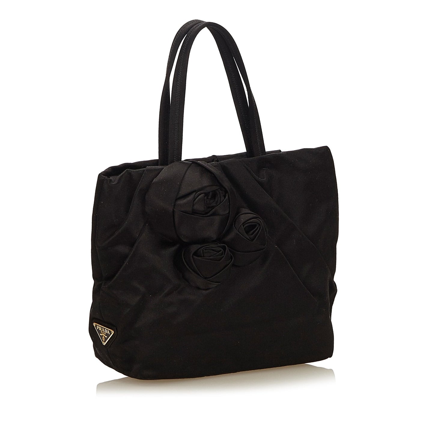 Prada Fabric Tote Bag Italy Nylon Black Tote Bag Italy