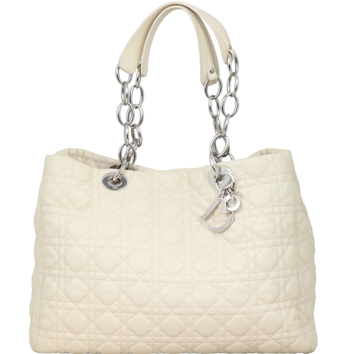 Dior Cannage Soft Shopping Tote Handbag Large Tote Bag