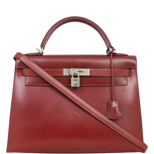 Hermes Kelly Sellier Box Crossbody Bag