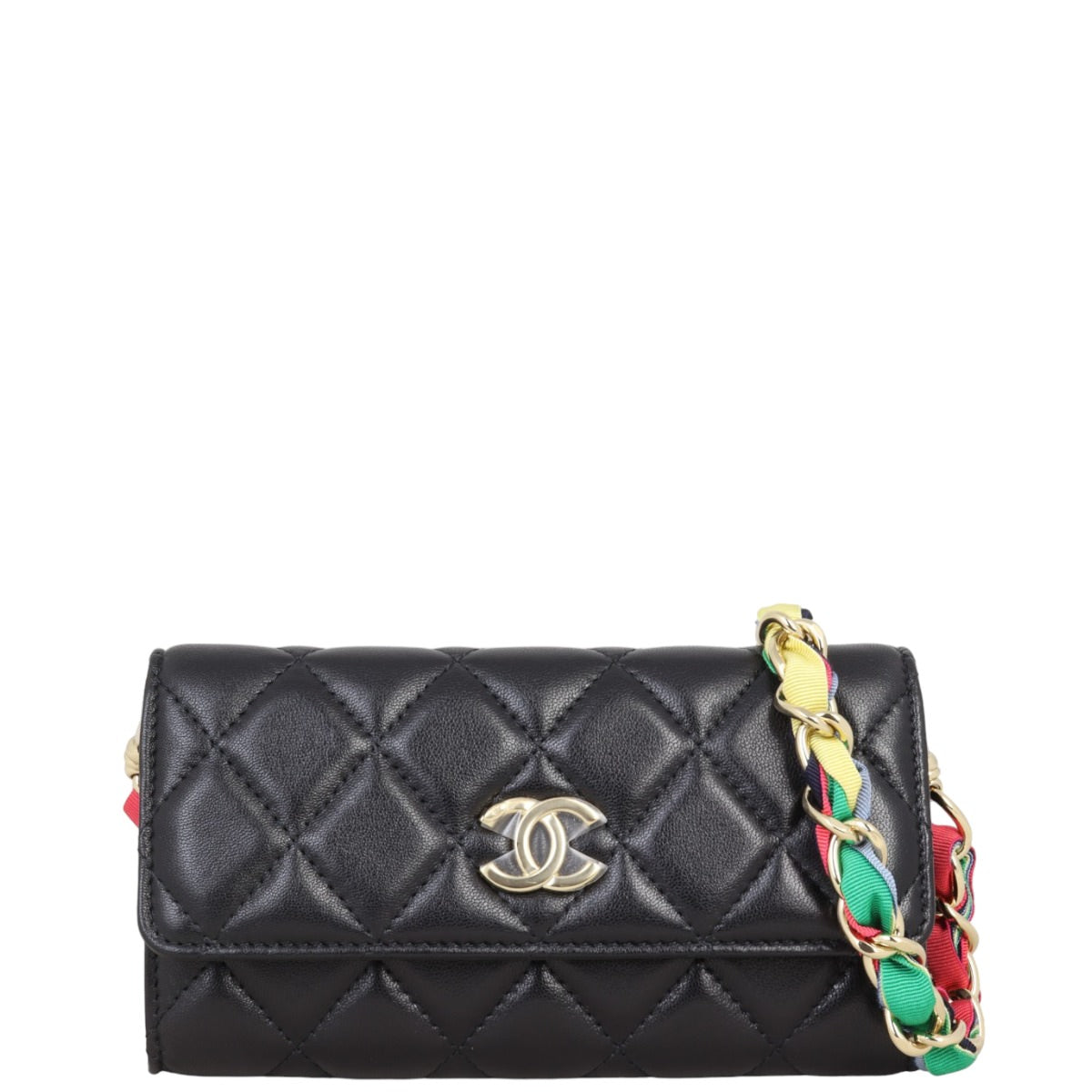 Chanel Ribbon Clutch on Chain Clutch Bag