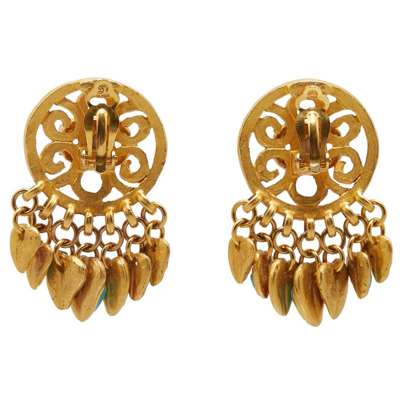 Chanel Coco Mark Swing Earrings Jewelry