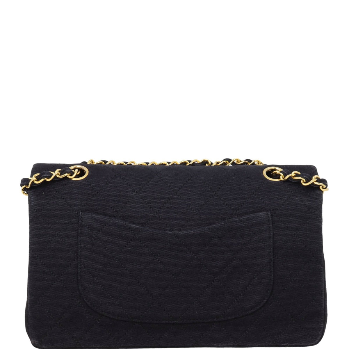 Chanel Classic Double Handbag Canvas Medium