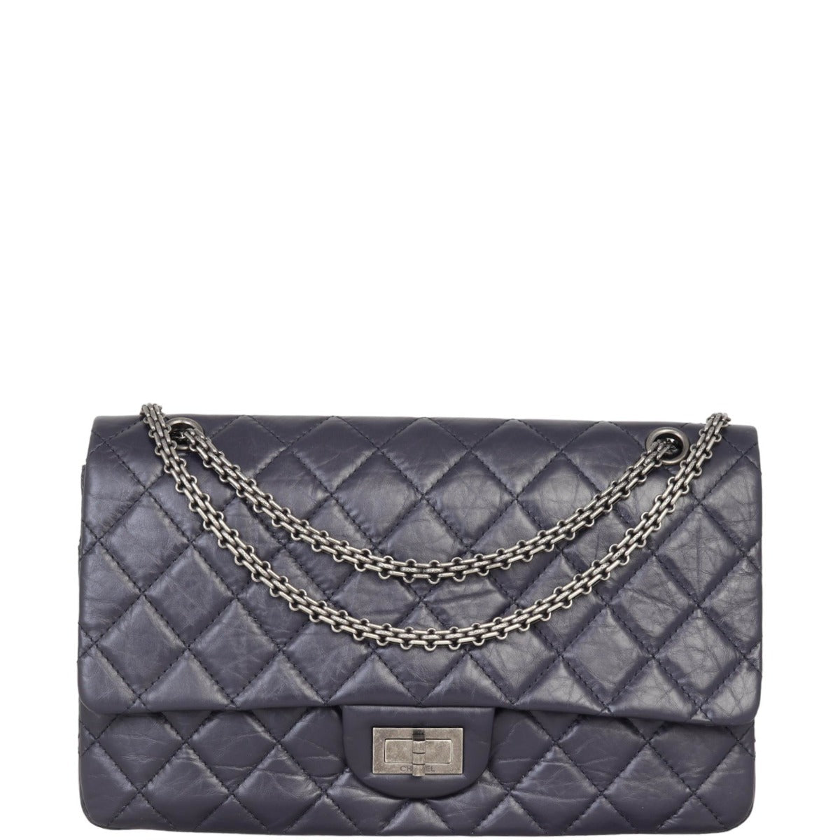 Chanel 2.55 Reissue 227 Double Bag 17 Series Flap Handbag