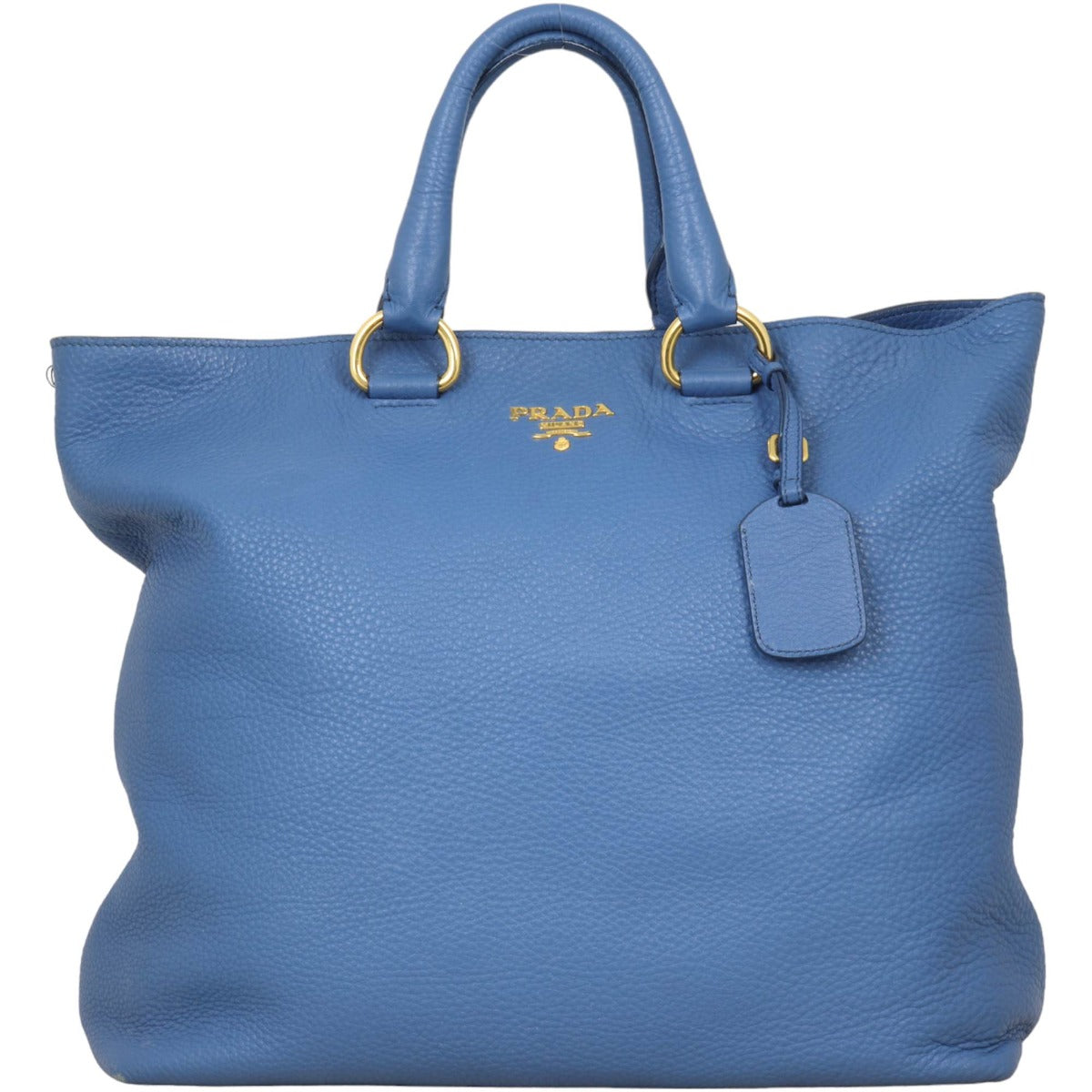 Prada Vitello Daino Shopping Tote Handbag Large Tote Bag