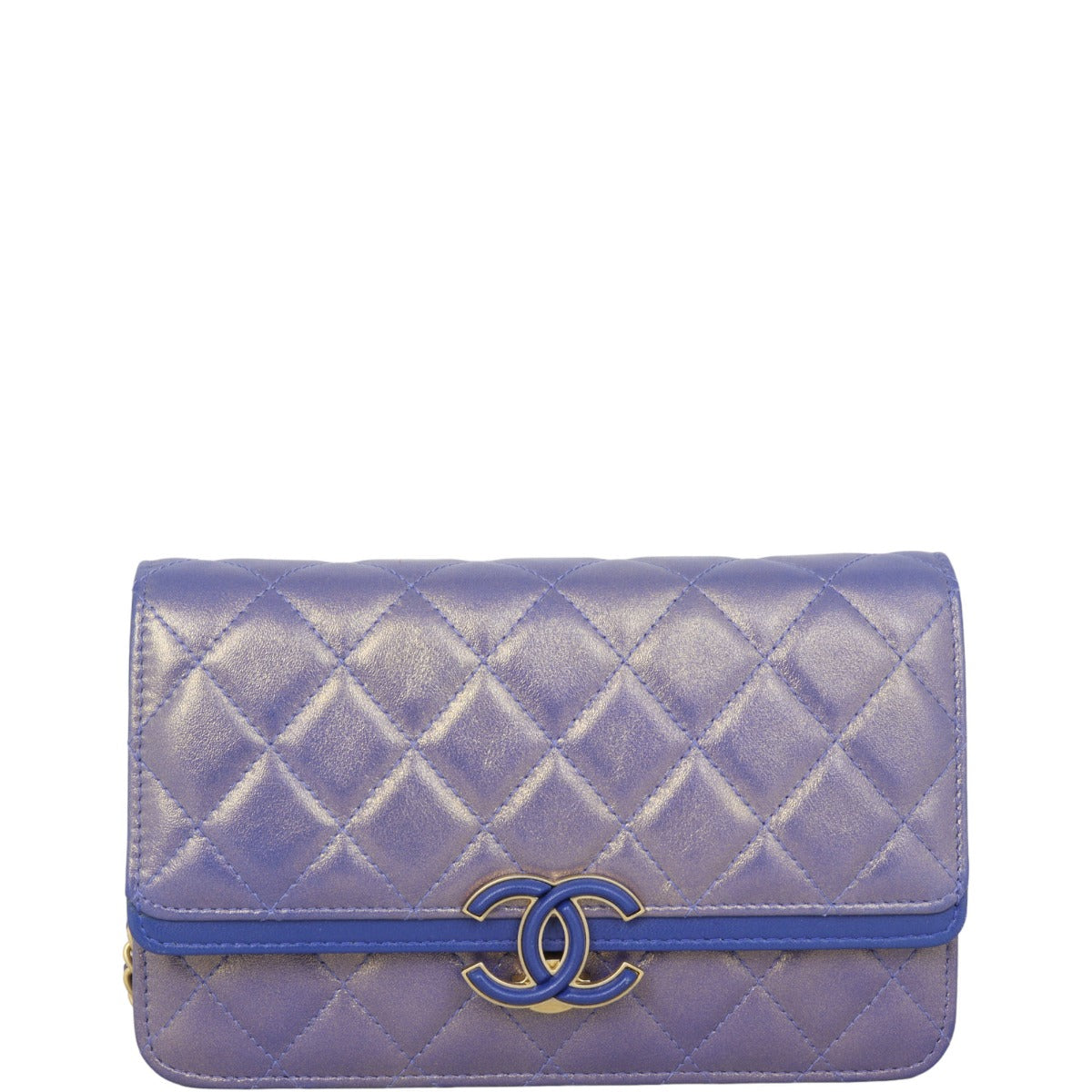 Chanel Iridescent Wallet on Handbag Chain