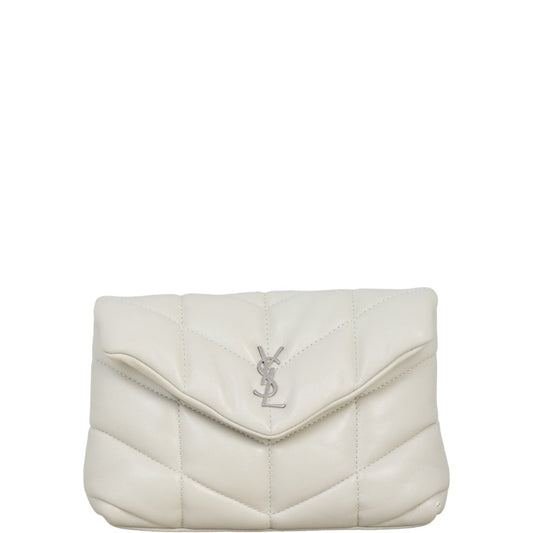 YSL Saint Laurent Puffer Pouch Travel Bag
