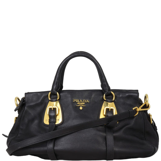 Prada Soft Calf Bauletto Bag Travel Bag