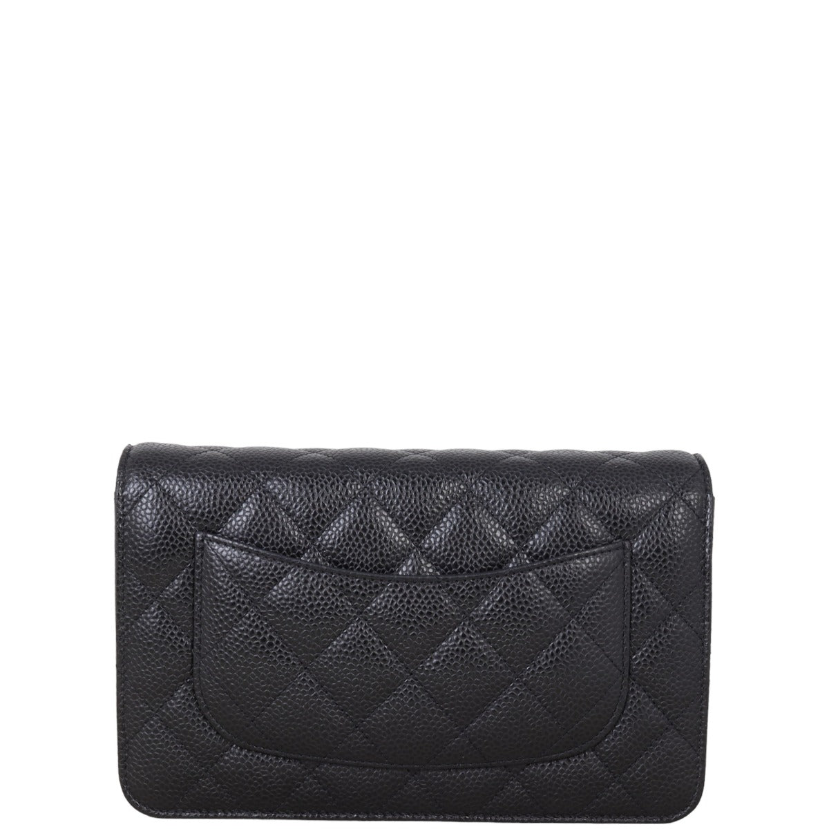 Chanel Classic Wallet on Caviar Handbag Black Chain