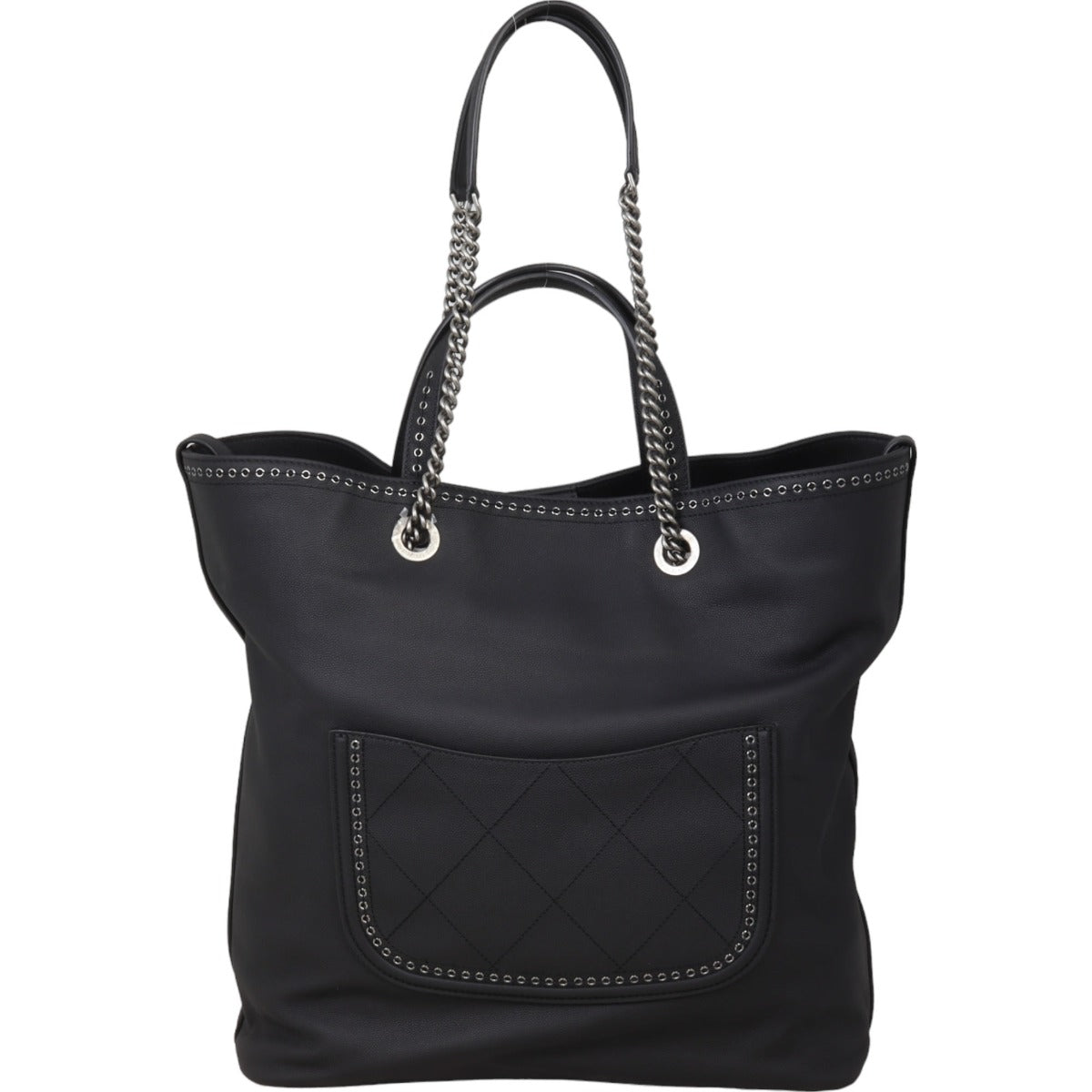 Chanel Coco Eyelets Shopping Tote Large Tote Bag