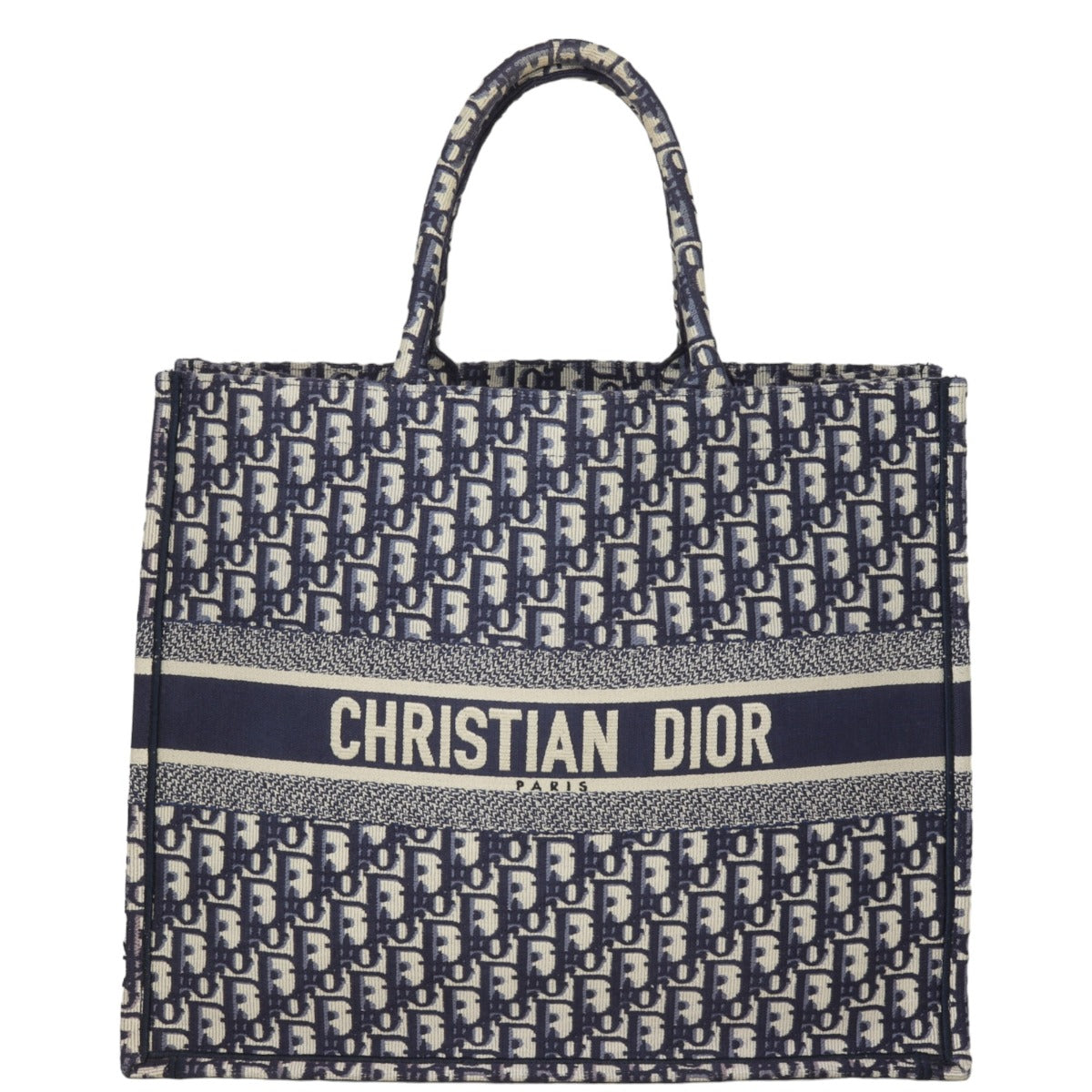 Dior Tote Bag Oblique Book Tote 3 Canvas Large