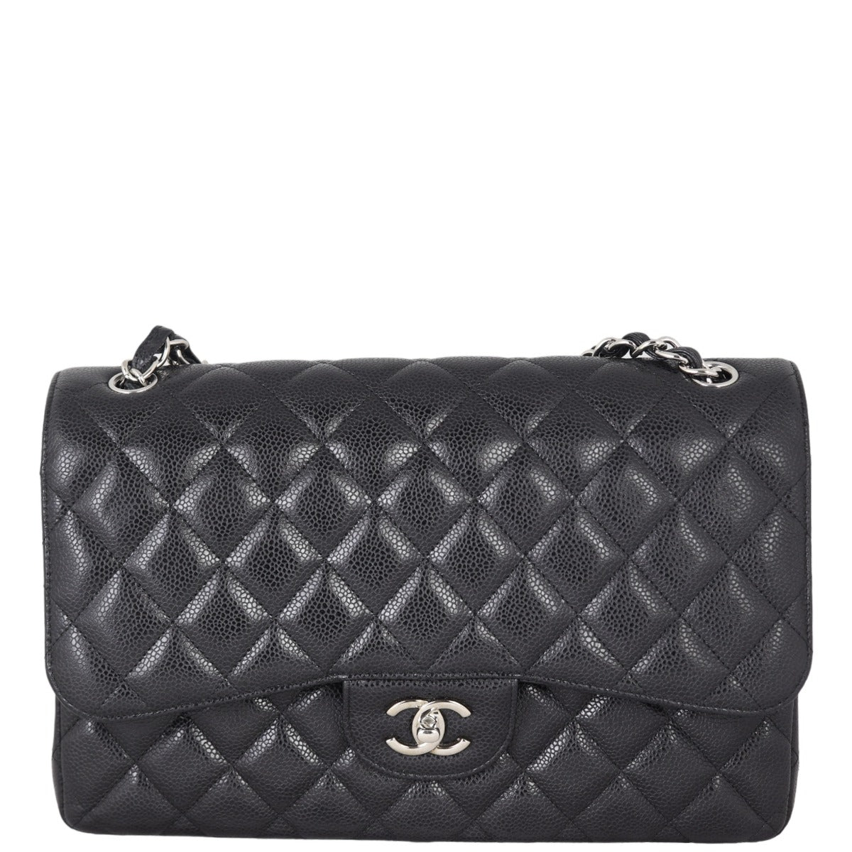 Chanel Classic Double Jumbo SHW Handbag Flap