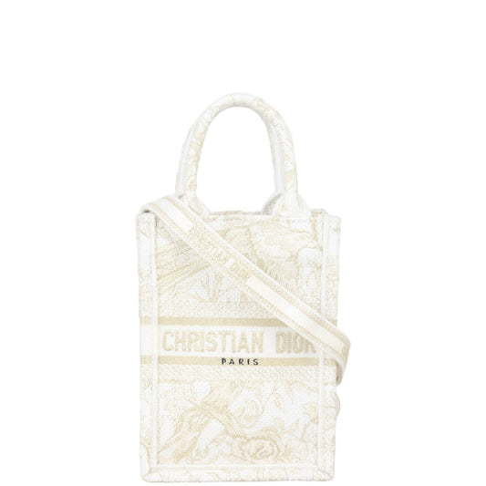 Dior Tote Bag Book Tote Reve D'Infini Canvas Mini Small Shoulder Bag