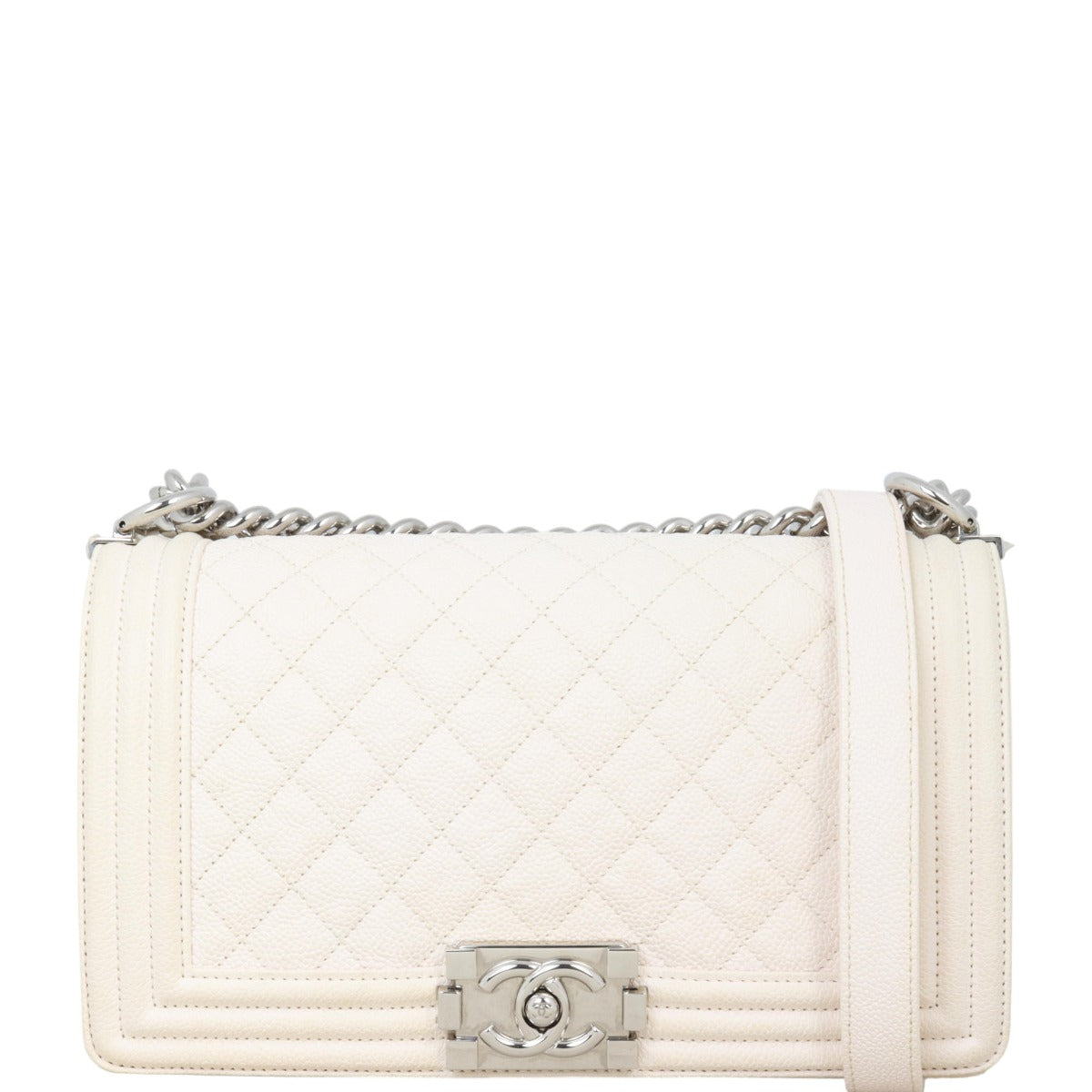 Chanel Boy Old SHW 25 Series Handbag Medium