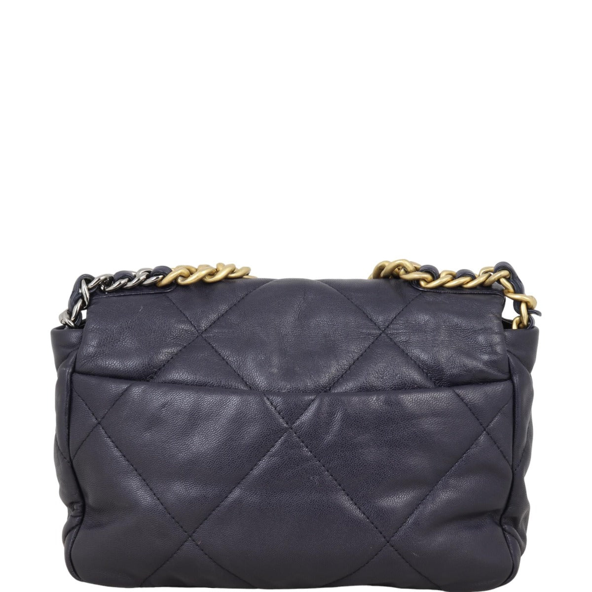 Chanel 19 Bag Navy Medium Flap Handbag