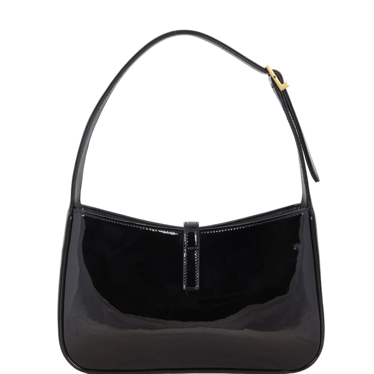 YSL Saint Laurent Le Hobo Patent Shoulder Bag