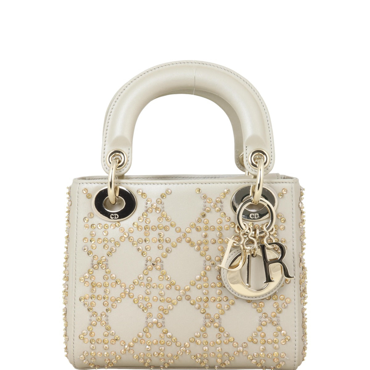 Dior Lady Beaded Handbag Mini Travel Bag