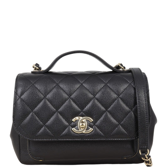 Chanel Business Affinity Bag Caviar Black Small Handbag