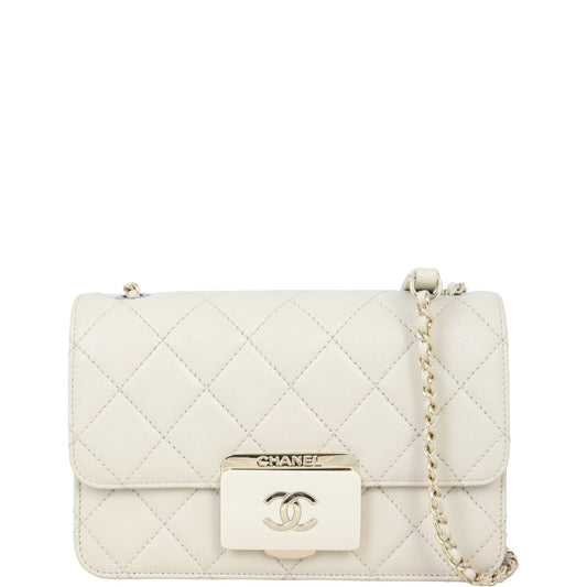 Chanel Beauty Lock Bag Stone White Small Handbag