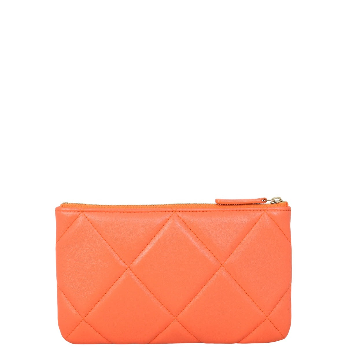 Chanel 19 O-Case Orange Handbag Small