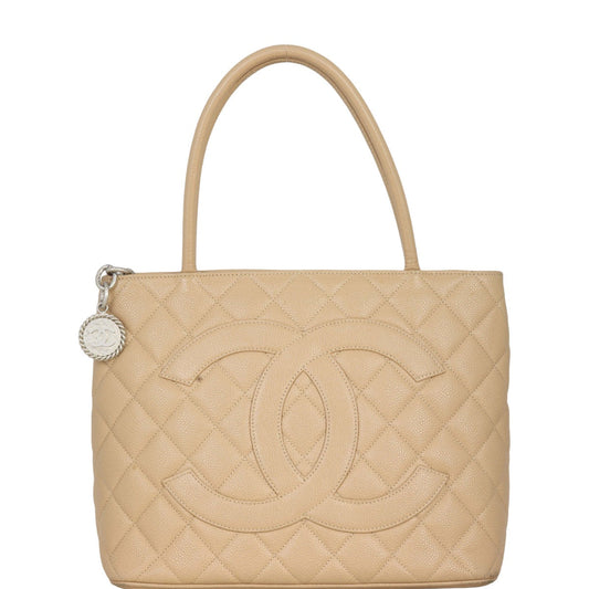 Chanel Medallion Tote Mocha Brown Tote Bag Medallion Tote15032024