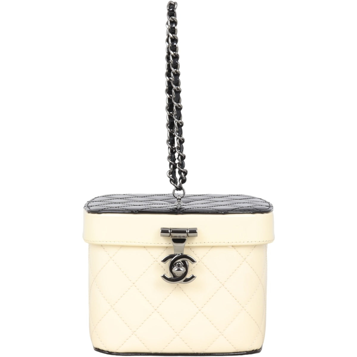 Chanel Makeup Case Minaudiere Patent Handbag Mini Mini Bag