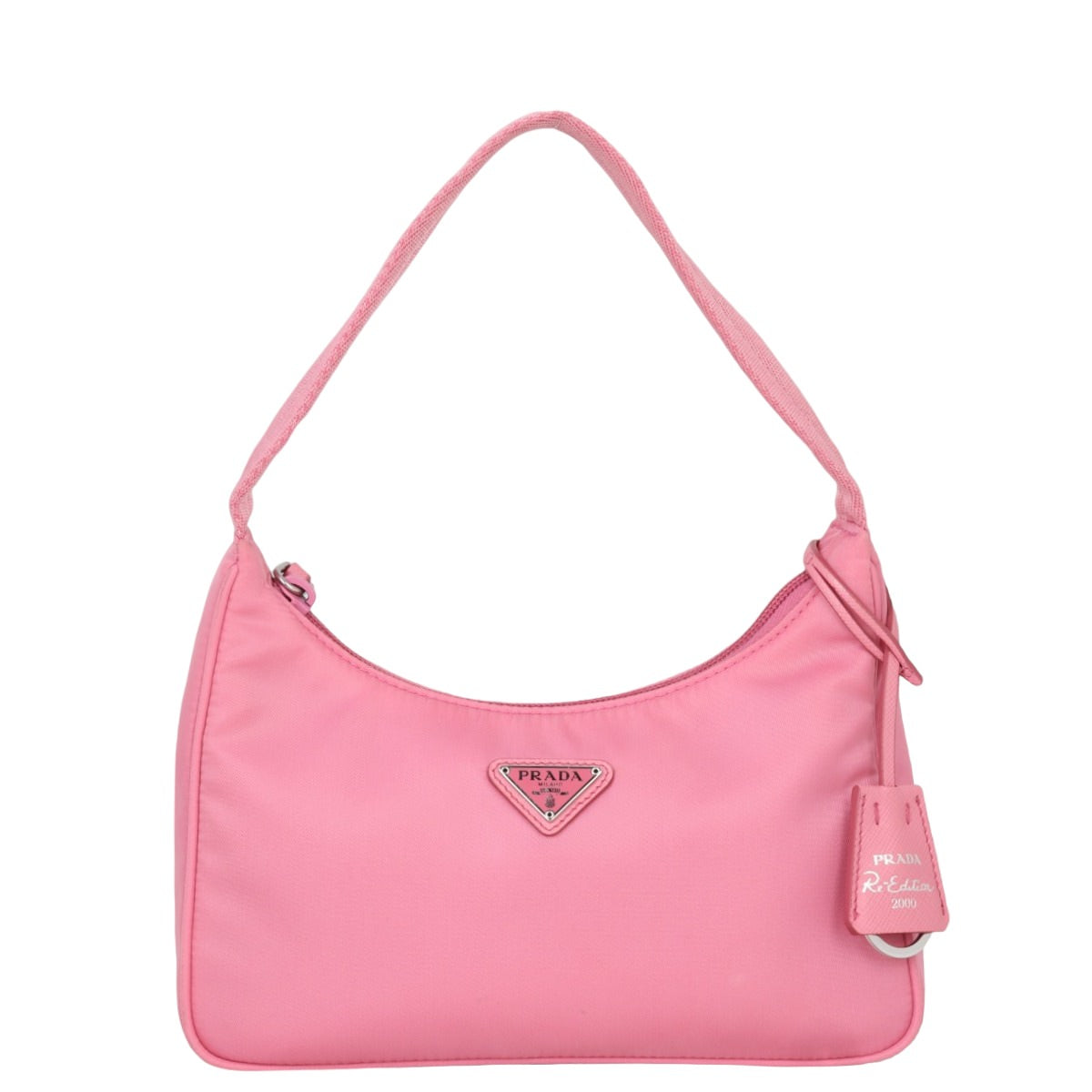 Prada Shoulder Bag Re-Edition Tessuto 4 Nylon Pink Mini