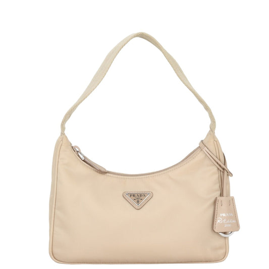 Prada Re Edition Tessuto Shoulder Bag ( ) Beige Mini