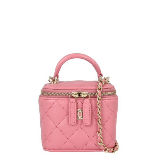 Chanel Top Handle Vanity Case Bag Mini Chain Mini Bag