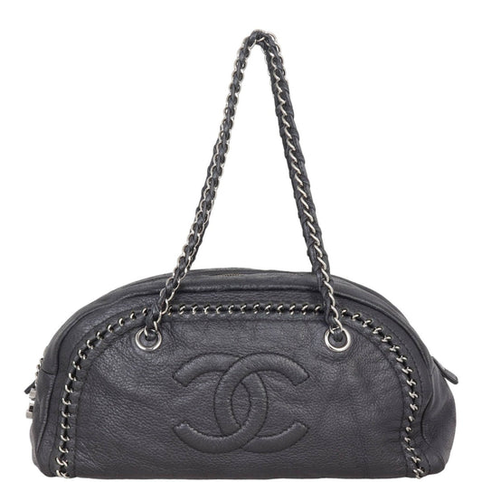 Chanel Luxe Ligne Bowler Handbag Black
