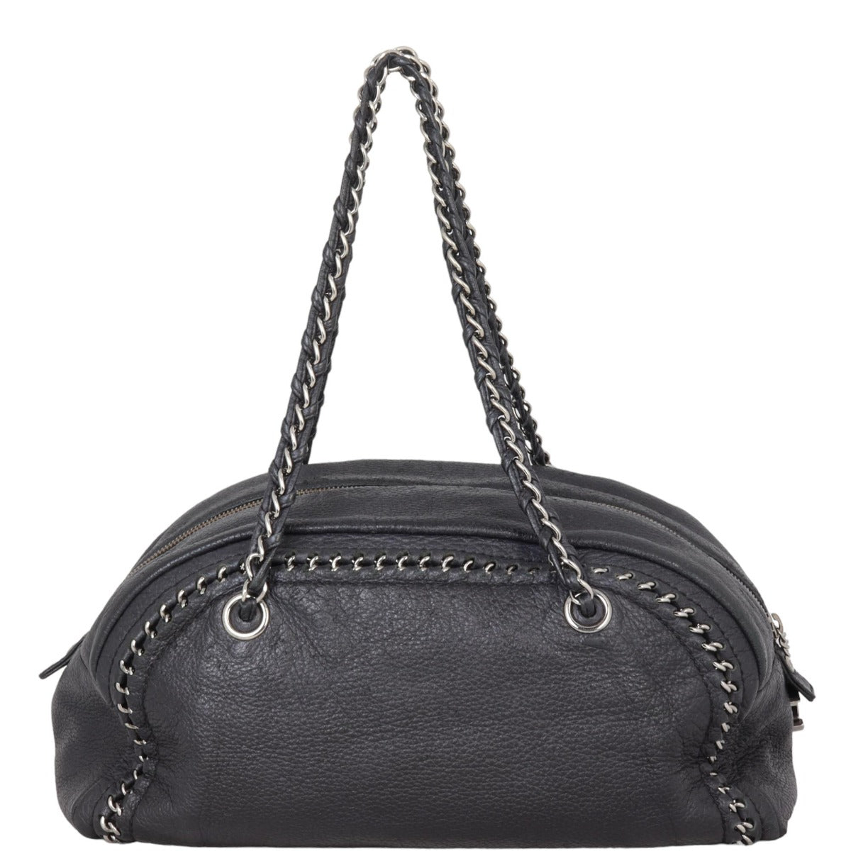 Chanel Luxe Ligne Bowler Handbag Black