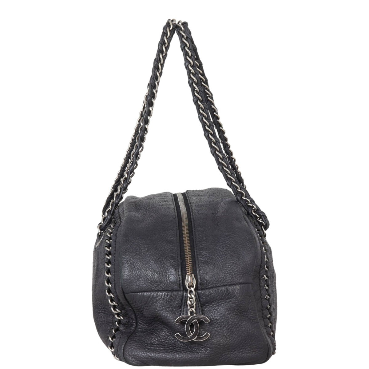 Chanel Luxe Ligne Bowler Handbag Black
