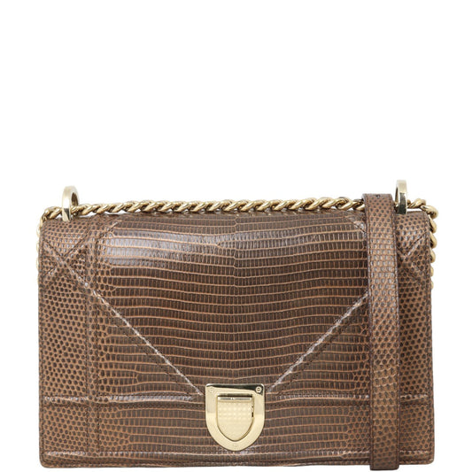 Dior Crossbody Bag ama Lizard Medium Shoulder Bag