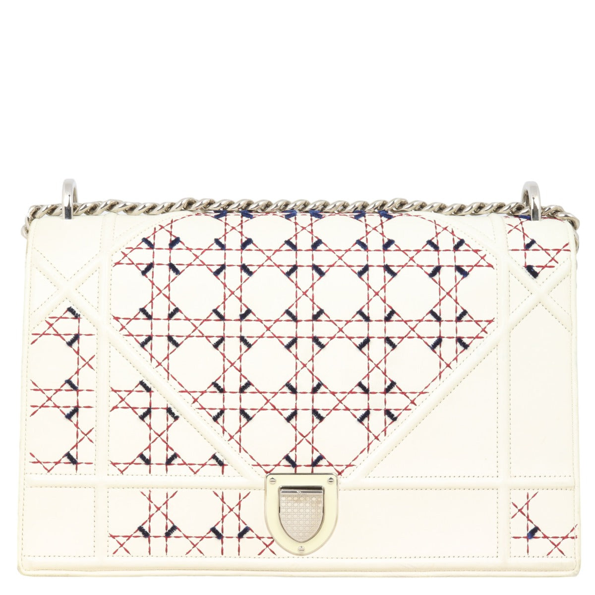 Dior ama Embroidered Handbag Large Travel Bag