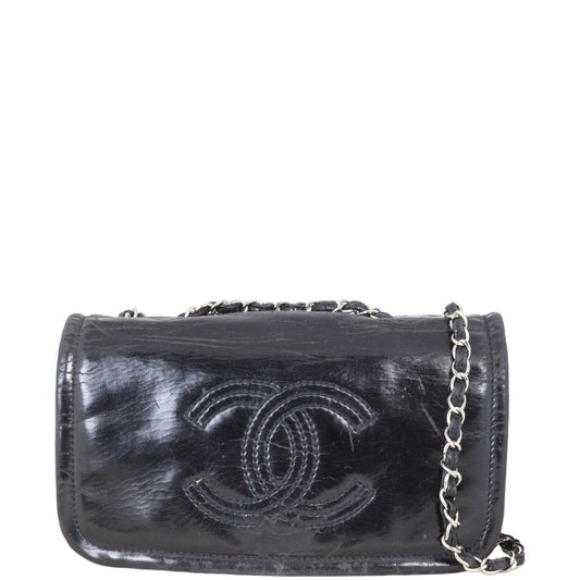 Chanel CC Vinyl Lipstick Ligne Bag Flap Handbag Flap Bag05062024