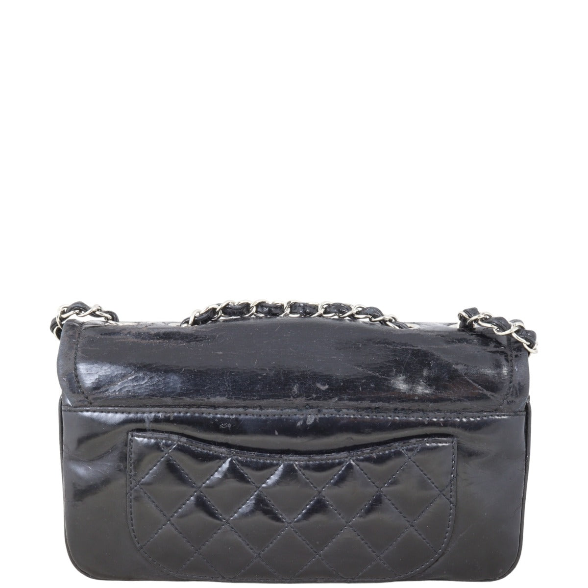 Chanel CC Vinyl Lipstick Ligne Bag Flap Handbag Flap Bag05062024