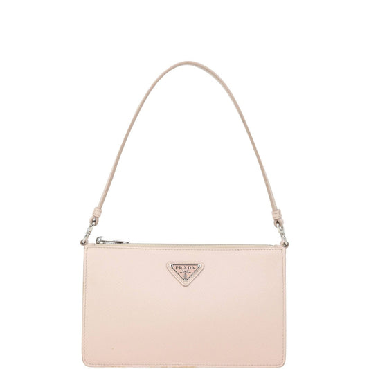 Prada Shoulder Bag Saffiano Pink Mini