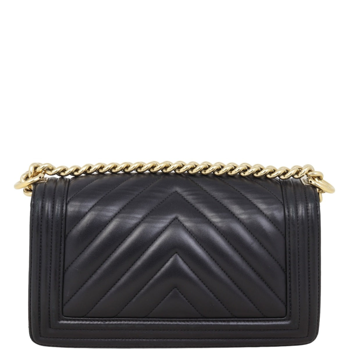 Chanel Boy Old Chevron 23 Series Handbag Medium