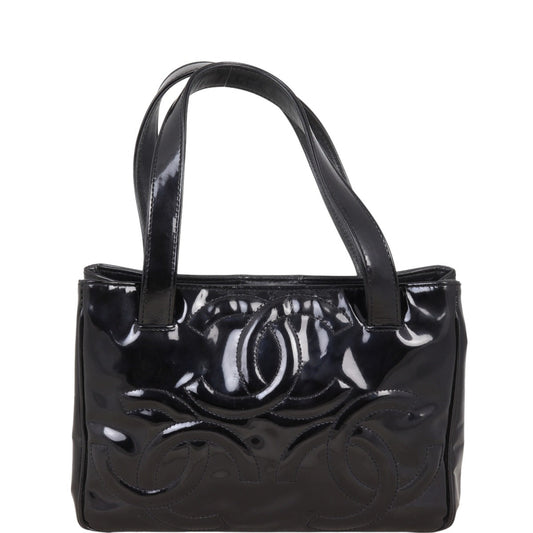 Chanel Triple CC Tote Patent Mini Tote Bag