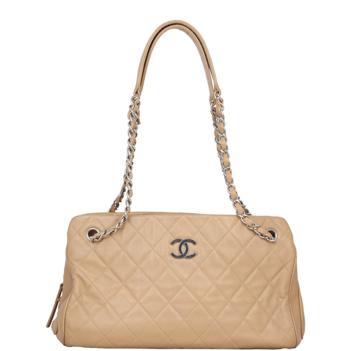 Chanel CC Tote Quilted Tote Bag