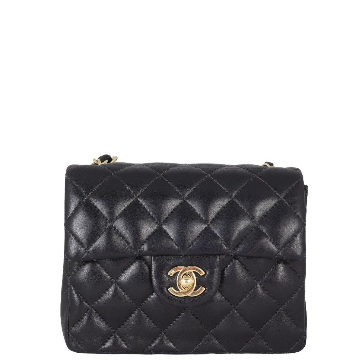 Chanel Classic Square Handbag Black Mini Mini Bag