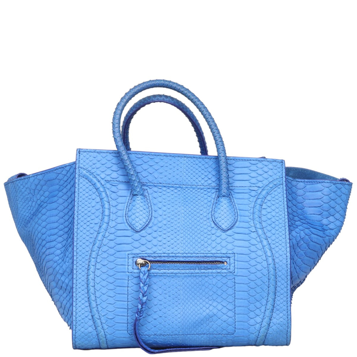 Celine Phantom Luggage Tote Python Handbag Medium Tote Bag