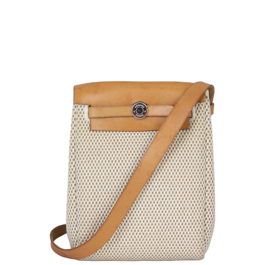 Hermes Herbag Toile Tpm Crossbody Bag