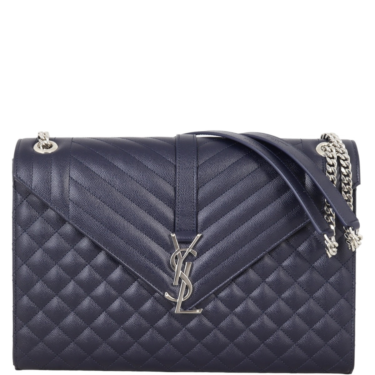 YSL Saint Laurent Mix Envelope Chain Bag Matelasse Monogram Travel Bag