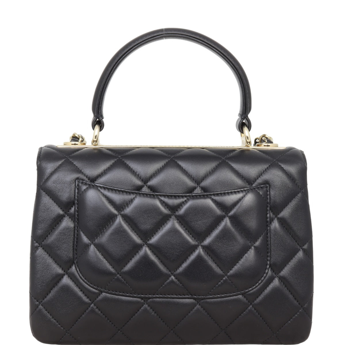 Chanel CC Trendy Lambskin Handbag Black Small