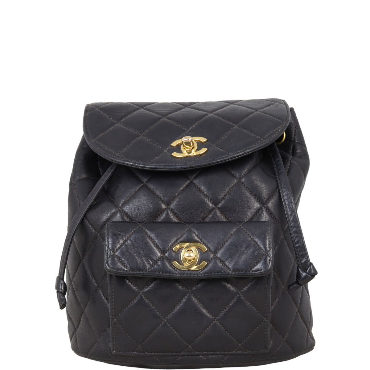 Chanel Duma Backpack Quilted Black