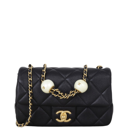 Chanel Double Pearl Bag Mini Flap Mini Bag