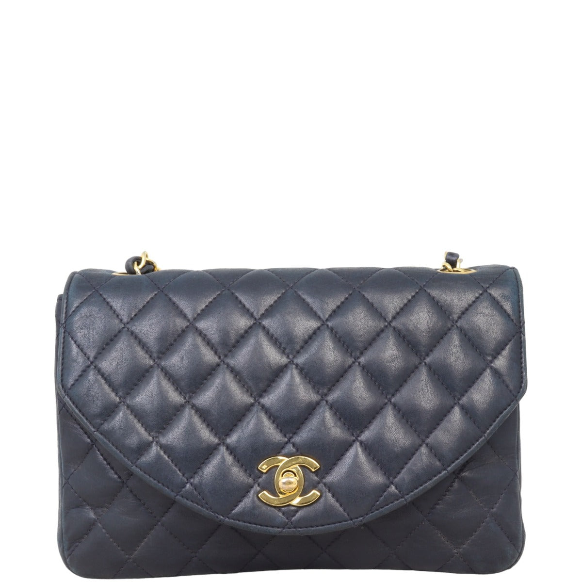 Chanel Half Moon Single Bag Flap Handbag