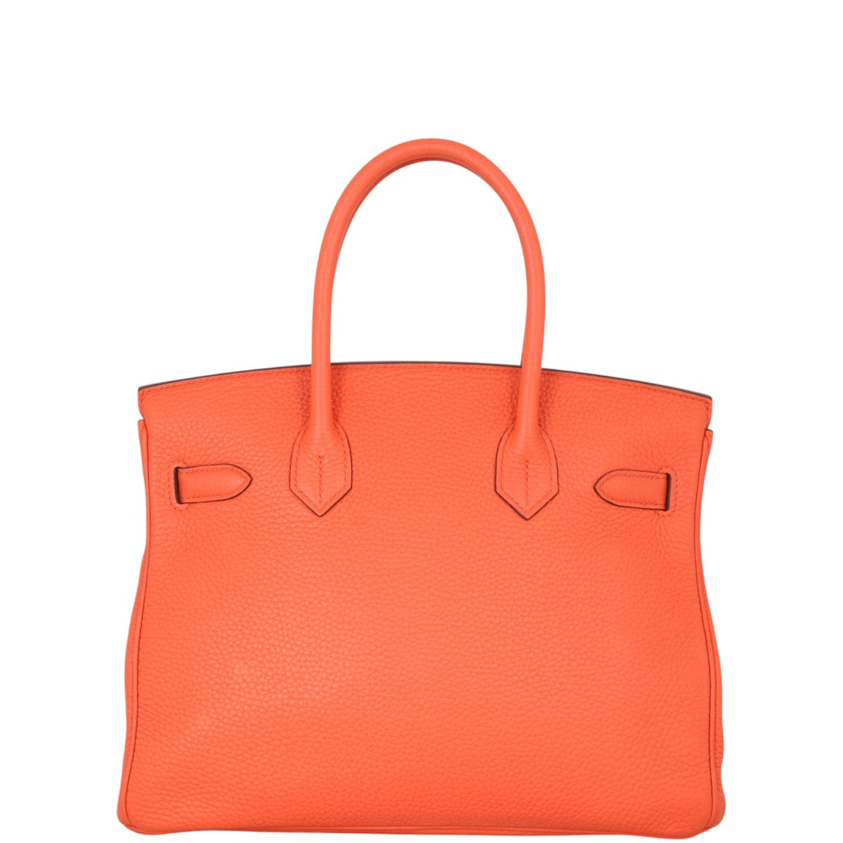 Hermes Birkin Clemence Handbag Travel Bag Poppy 25102024