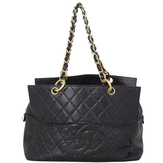 Chanel Grand Timeless Shopping Tote Black Tote Bag